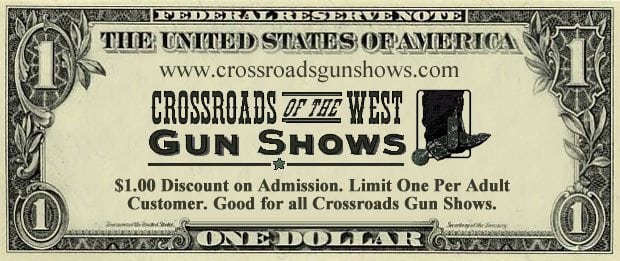 Gunshow Coupon Crossroads of the West Gunshows
